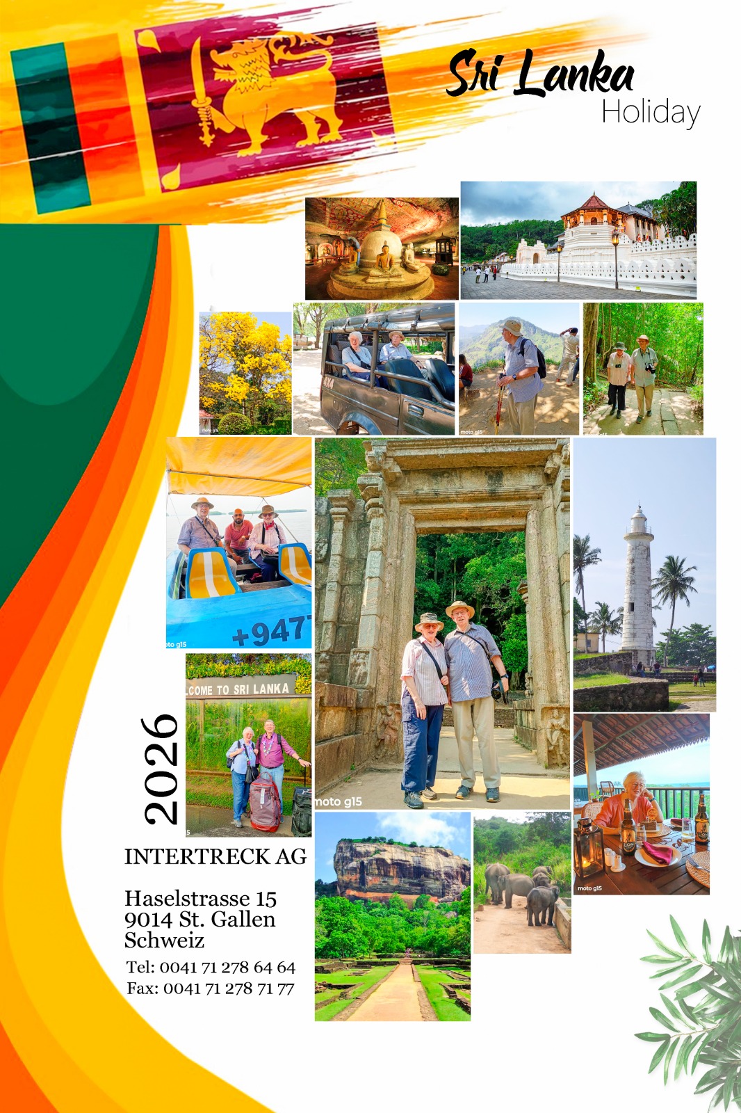 Memory of the tour in Sri Lanka 
